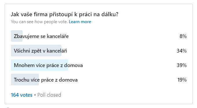 Průzkum - návrat k normálu